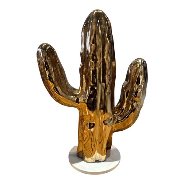 New - Bronze Cactus Medium by Ark Interiors - MSRP $525- New Floor Model