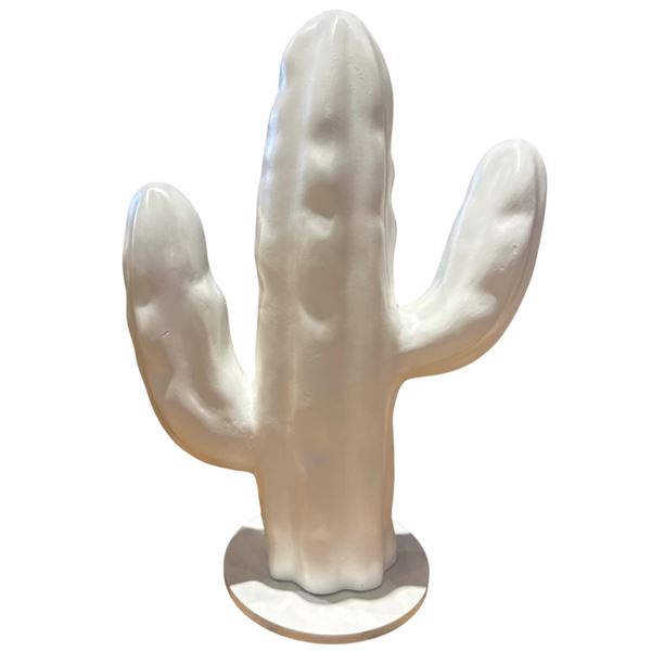 New - White Cactus Medium by Ark Interiors - MSRP $420 - New Floor Model