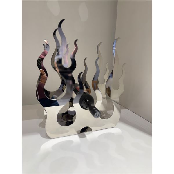 New - Flame Wine Rack by Ark Interiors - MSRP $640 - New Floor Model