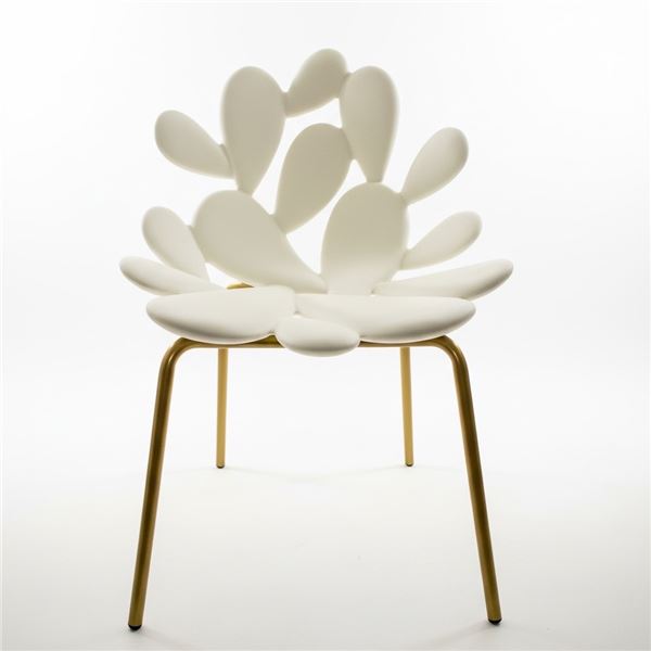 New - Qeeboo - Filicudi Chair White by Ark Interiors - approx 21" x 20" x 31" H - MSRP $1,049 - New 
