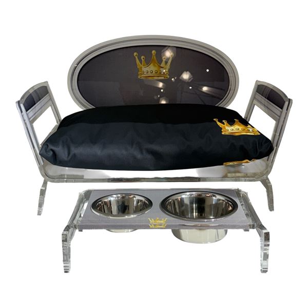 New - Sixteen - Ecuelle Dog set by Ark Interiors - MSRP $1,390 - New Floor Model