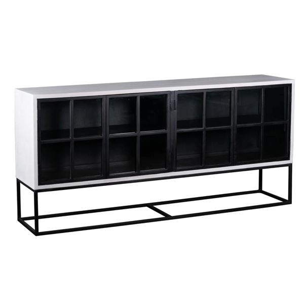 BNIB - LH Home Caged Sideboard - White Centre (Limited Edition), RV: $2,517.75 CAD (ARC-SHA-74-WT) -