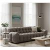 Image 2 : New - LH Home Fusion Sofa - Brown, RV: $4270 CAD (CR050-BRN) - 94.4 x 41 x 29.5 in.