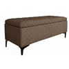 Image 1 : BNIB - LH Home Reece Storage Bench - Medium Brown, RV: $920.25 CAD (REC016-MBR) - 47.5 x 20 x 18.5 i