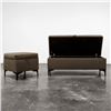 Image 3 : BNIB - LH Home Reece Storage Bench - Medium Brown, RV: $920.25 CAD (REC016-MBR) - 47.5 x 20 x 18.5 i