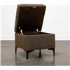 Image 2 : BNIB - LH Home Reece Storage Ottoman - Medium Brown, RV: $596.25 CAD (REC024-MBR) - 19.7 x 19.7 x 18