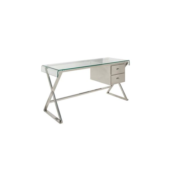 New Dream Desk Deluxsh Stainless Steel Chrome Finish - RV: $4800 - Approx: 55" x 19.5" x 30" - ARK