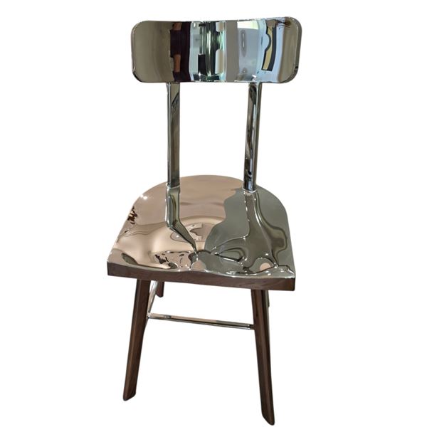 New Bohemian Chair Chrome - RV: $1299 - ARK Interiors Floor Model