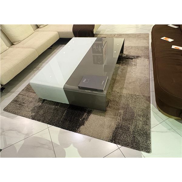 New - Urban Concrete Abstract Area Rug - MSRP $2,280 approx. 9.5ft x 6.5ft - new floor model