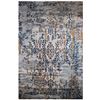 Image 1 : New - Blue/Yellow Leaves Area Rug - approx. 116in x 78in - MSRP $2,380 - new floor model