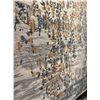 Image 3 : New - Blue/Yellow Leaves Area Rug - approx. 116in x 78in - MSRP $2,380 - new floor model