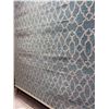 Image 3 : New - Blue/Cream Nylon Area Rug - approx. 79in x 114in - MSRP $1,880 - new floor model