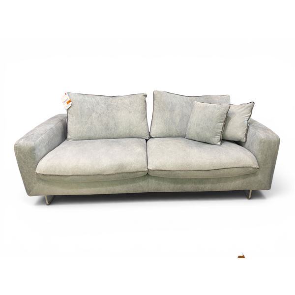 New - Dienne - Designer Club Sofa Bed - approx. 85in x 41in x 37in H - MSRP $6,200 - new floor model