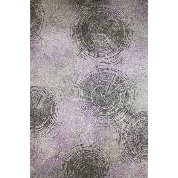New - Circulars Area Rug Wool/Silk - approx. 60in x 90in - MSRP $1,685 - new floor model