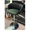 Image 2 : New Lola Stool Black Leather MSRP $1,299 New Floor Model