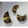 Image 3 : New Fan Set Wall Decor 5pc Gold Finish MSPR $899