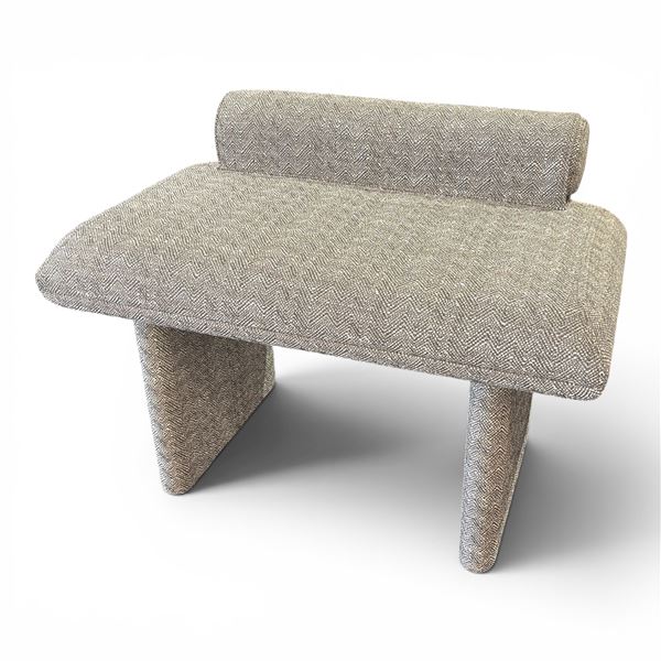 New Zero Pouf Turri MSRP $3,800 Made in Italy (27.5x17.7x20.5") New Floor Model