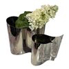 Image 1 : New Harp Vase Small Chrome MSRP $365