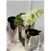 Image 3 : New Harp Vase Small Chrome MSRP $365