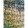 Image 2 : New Blue/Green Forest Carpet - Approx: 114" x 78" - Material 100% Nylon