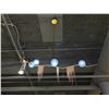 Image 2 : New White Glass Gold Body Pendant Ark Lighting MSRP $3,900