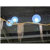 Image 3 : New White Glass Gold Body Pendant Ark Lighting MSRP $3,900