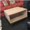 Image 3 : Square Wooden Side Table, H18" x 29" x 29" - some minor wear