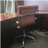 Image 4 : Brown Faux Leather Office Chair