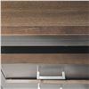 Image 4 : Modern 2-Drawer Brown Nightstand, H28" x W24" x D18"