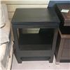 Image 4 : Wooden Black Side Table, H27" x W20" x 14.5"