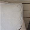 Image 3 : Cream Patterned Armchair (W32") - minor staining