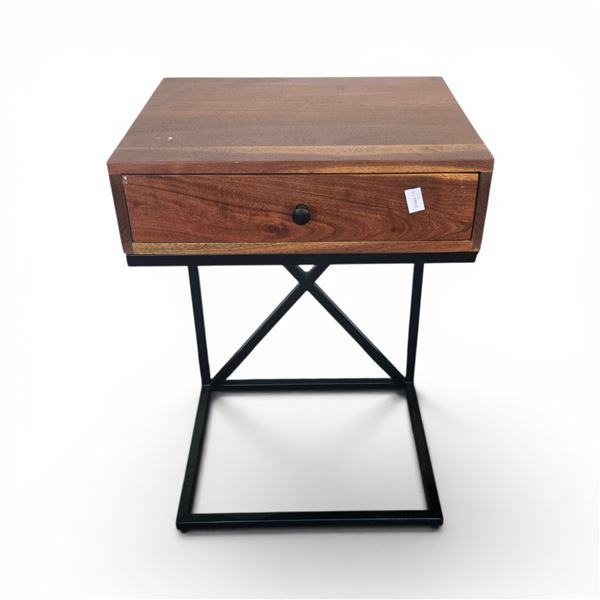 Single Drawer Wood Side Table (18x15x26.5) - RV: $195