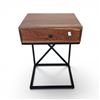 Image 1 : Single Drawer Wood Side Table (18x15x26.5) - RV: $195