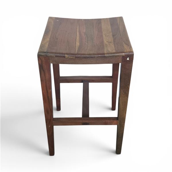 Brown Wood Stool (30in H) - RV: $145