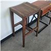 Image 2 : Brown Wood Stool (30in H) - RV: $145