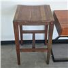 Image 4 : Brown Wood Stool (30in H) - RV: $145
