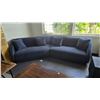 Image 2 : Moe's Fraser 2 Piece Modular Sofa Deep Blue - RV $5,498 - 128in x 34.29in x 31.5in