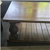 Image 2 : Brown Rectangular Wooden Coffee Table, H20" x W54" x D30" - RV: $595