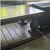 Image 3 : Brown Rectangular Wooden Coffee Table, H20" x W54" x D30" - RV: $595