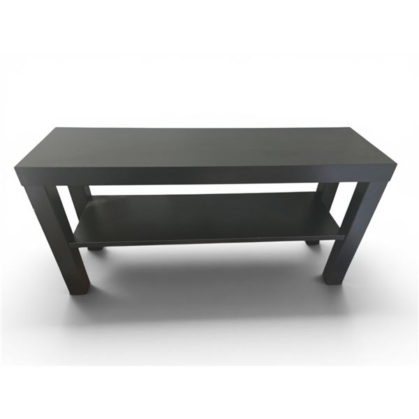 Style in Form Prince Desk Shelf, Black, H17.5" x W35" x D10"