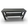 Image 1 : Style in Form Prince Desk Shelf, Black, H17.5" x W35" x D10"