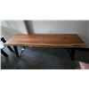 Image 2 : Live Edge Wood Bench (W57")