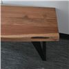 Image 4 : Live Edge Wood Bench (W57")