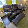 Image 2 : New - Reclining Loveseat - Burgundy, W65" (Model 8975L - 2039)