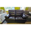 Image 4 : New - Reclining Loveseat - Burgundy, W65" (Model 8975L - 2039)