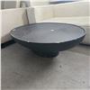 Image 2 : Modern Coffee Table Black, H13" x W47" - some scratches and chips