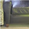 Image 4 : Classic Black Leather Armchair (W30") - RV $1,195