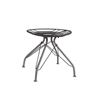 Image 2 : BNIB - 4-Pcs Antique Market Iron and Leather Stool, Black and Brown, 19 x 15 x 18" Each