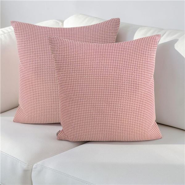 3-Pcs New Moe's 22" Pink Decorative Cushion, RV: $137 Each  (XU-1026-33)