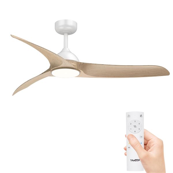 BNIB - TAVZAKE 56" Ceiling Fans White - RV $159.99 - with Light and Remote Control